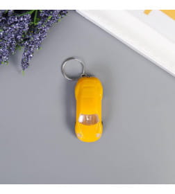 Фонарик брелок для ключей на кольце «Яркое авто», мигает, колеса крутятся, 2.5×6×1.5 см, МИКС  4543404            