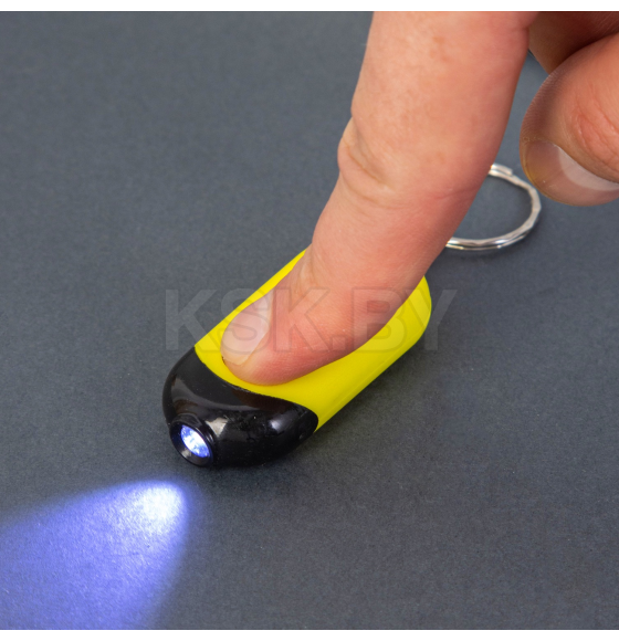 Фонарик брелок для ключей на кольце «Компас», 1.5×2.5×5.5 см, МИКС  1371714 (1371714) 