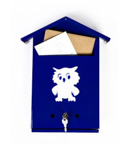 Ящик почтовый с замком, вертикальный, «Филин», синий 10953802