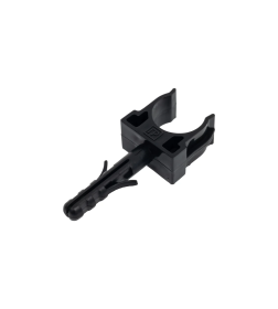 Крепеж- клипса для гофры ПНД d=20мм черная (уп.10шт) Промрукав