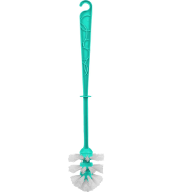 Ёрш для унитаза пластиковый Spin&Clean Disco цвет аквамарин SV3860