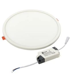 Светильник встраиваемый светодиодный ДВО 1009 20Вт 4000K IP20 EKF Basic