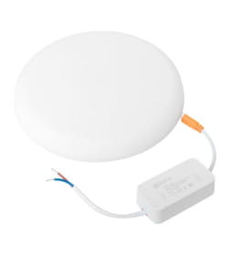 Светодиодный встраиваемый безрамочный ДВО 1109 круглый 24Вт 6500K IP20 LUMA EKF