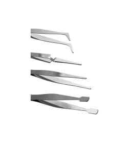 Набор пинцетов нержавеющих 4пр. VERTEXTOOLS 