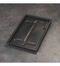 Поднос для чайной церемонии, чабань, 43х28.5х5 см, японский дуб, коричневый 10137915