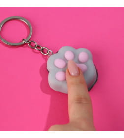 Брелок мялка для ключей «Лапка» 4.5×4 см 9590300