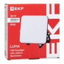 Прожектор светодиодный СДО-4003 30Вт 4000К IP65 с равномерной засветкой LUMA EKF (FLL-4003-30-4000) 