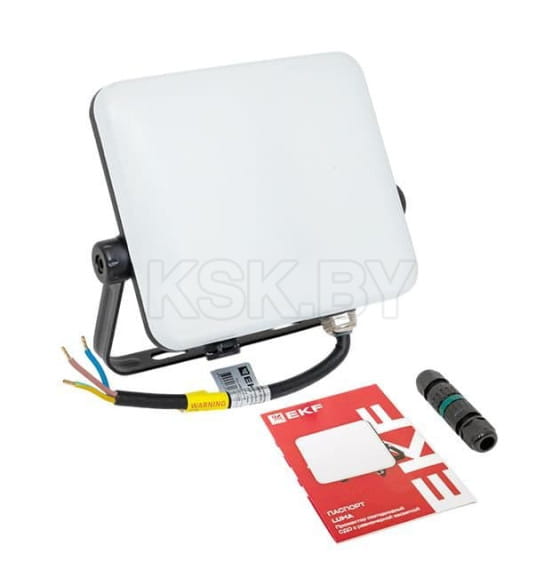 Прожектор светодиодный СДО-4003 30Вт 4000К IP65 с равномерной засветкой LUMA EKF (FLL-4003-30-4000) 