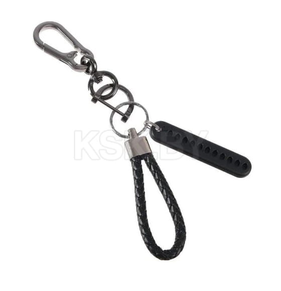 Брелок для ключей TORSO, петля с номером телефона, карабин, чёрный 5364733 (5364733) 