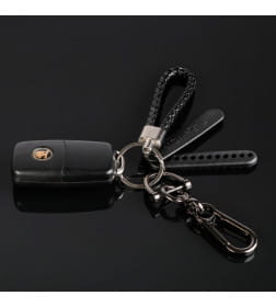 Брелок для ключей TORSO, петля с номером телефона, карабин, чёрный 5364733