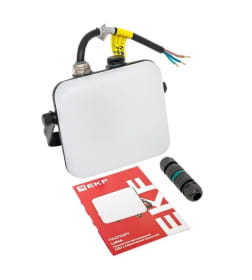 Прожектор светодиодный СДО-4002 20Вт 4000К IP65 с равномерной засветкой LUMA EKF