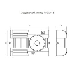 Площадка под стяжку для прямого монтажа PR13.0446 (10шт.) Промрукав