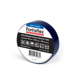 Изолента ПВХ 19х0.13x20 синий Fortisflex