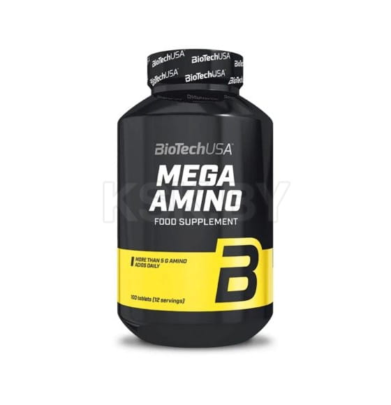 Аминокислоты Mega Amino BiotechUSA, 100 таб.