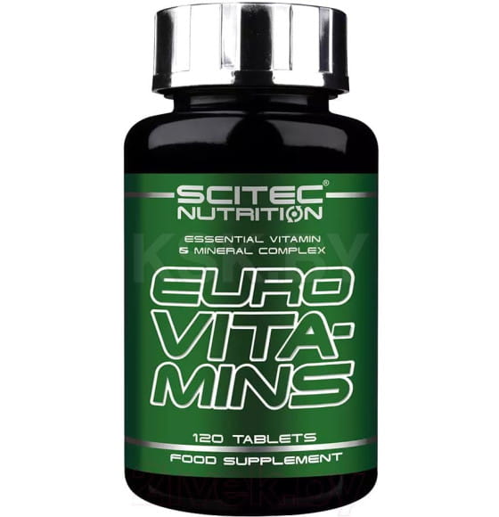 Витамины Euro Vita-Mins Scitec Nutrition, 120 таб.