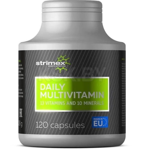 Витамины Daily Multivitamin Strimex, 120 капс.