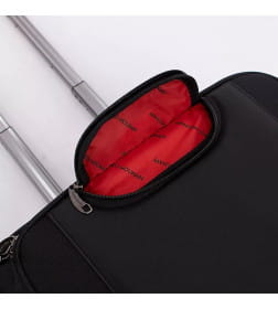 Чемодан на колесах Francesco Molinary 336-DL935-17BLK черный