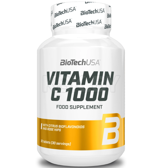 Витамины Vitamin C 1000 BiotechUSA, 30 таб.