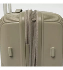 Чемодан на колесах Francesco Molinary 344-8038/3-20GGN серый/зеленый