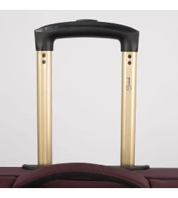 Чемодан на колесах Grott 338-1731/3-28BRD бордовый