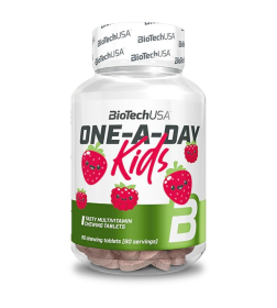 Витамины One a Day Kids  BiotechUSA, 90 таб. клубника-малина