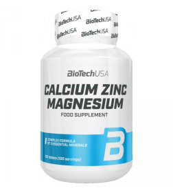 Витамины Ca-Zn-Mg BiotechUSA, 100 таб.