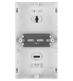 Корпус пластиковый навесной ЩРН-П-4 модуля белый, дымчатая дверца, без шин, IP41 SQ0901-0070 TDM