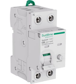 Выключатель автоматический дифференциального тока 1P+N C 20A 6kA 30мА Тип-AC 230В S9D51620 SE Systeme9