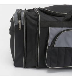 Сумка дорожная Mr.Bag 102-A43R-BGR черный/серый