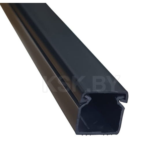 Кабель-канал 12х12 черный 2м (двойной замок) Byletrica (КДК-Д 12х12 2м черный) 