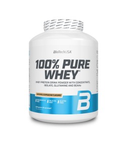 Протеин 100% Pure Whey BiotechUSA, 2270г, карамель-капучино