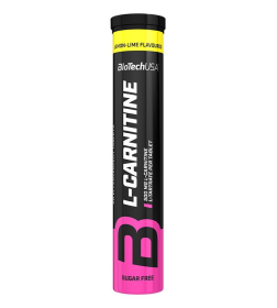 Л-карнитин в шип.табл L-carnitine effervescent BiotechUSA, 500мг, лимон