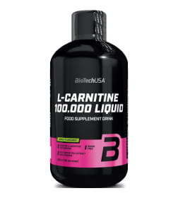 Л-карнитин L-Carnitine Liquid 100.000 BiotechUSA, 500 мл, яблоко