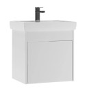 Тумба подвесная Айсберг Амур 50 под умывальник Томь (Push to open) 