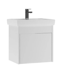 Тумба подвесная Айсберг Амур 50 под умывальник Томь (Push to open) 