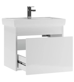 Тумба подвесная Айсберг Амур 60 под умывальник Томь (Push to open) 