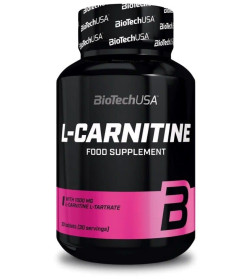 Л-карнитин  L-Carnitine 1000 мг BiotechUSA, 30 таб.