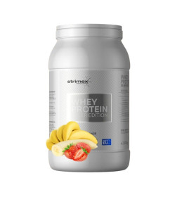 Протеин Whey Protein Silver Edition Strimex, 900 г, клубника-банан (Биологически активная добавка к пище )