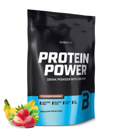 Протеин Protein Power BiotechUSA, 1000г, клубника-банан