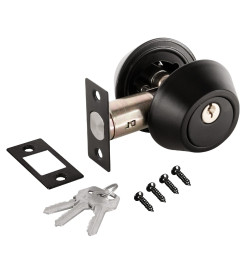 Замок врезной Ajax DK.001 ET BL черный