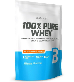 Протеин 100% Pure Whey BiotechUSA, 454г, соленая карамель