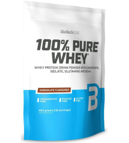 Протеин 100% Pure Whey BiotechUSA, 454г, шоколад