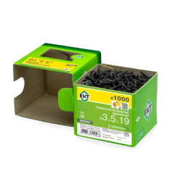 Саморез по ГК 3.5х19 крупный шаг (к дереву), фосфат, ЕКТ (упак/1.000шт)