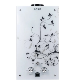 Водонагреватель газовый проточный"Оазис" серия Glass 24 ZG