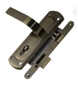 Замок врезной Punto Orion 5558-1 AB Бронза