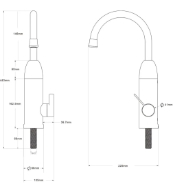 Водонагреватель электрический проточный «Oasis» KP-PL