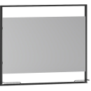 Зеркало Belux Турин В 85 Черный матовый