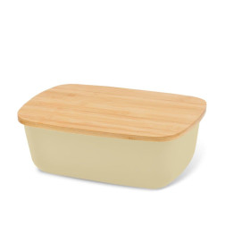 Хлебница бамбуковой крышкой, слоновая кость MR-1776-IVORY Maestro