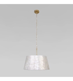 Люстра умная с перламутром 101013/5 латунь/перламутр