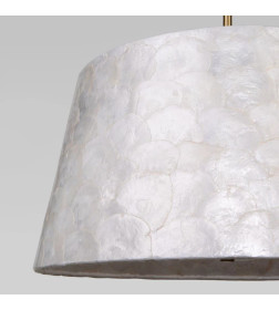 Люстра умная с перламутром 101013/5 латунь/перламутр